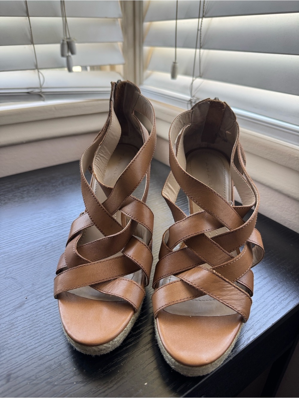 Women’s Brown Strappy 3” Wedge Sandals